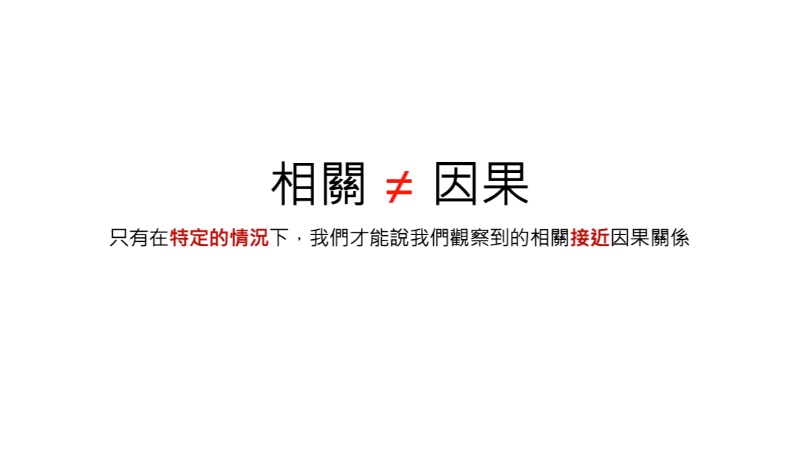相關性與因果關係